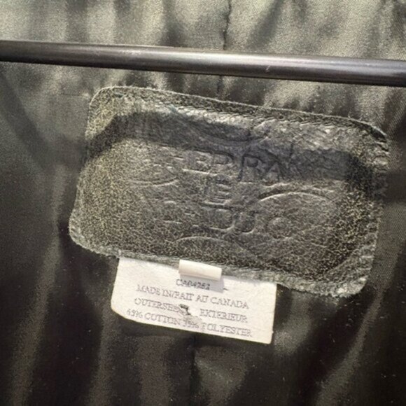 🌟VINTAGE🌟 LEATHER RANCH- Tapestry JACKET - Picture 11 of 14